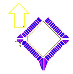 OFP和PLCC型集成塊如采用紅膠工藝過波峰,需采用斜角45度方式擺放，且每邊的最后一個引腳均需添加盜錫焊盤