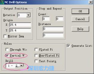 轉(zhuǎn)完Gerber后，接著還需轉(zhuǎn)鉆孔，通孔和盲、埋孔的轉(zhuǎn)法有所不同，轉(zhuǎn)通孔只須點(diǎn)擊Add，在彈出的窗口Document Name輸入文件名